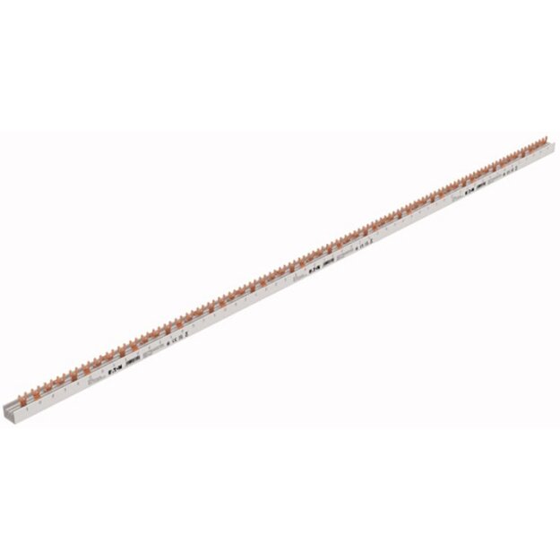 eaton GVK Gabelverschienung 3-phasig L1 - L2 - L3 kürzbare Version Endkappen nicht inklusive 1 Meter 16 mm² GVK-16/3P-3TE EP-501071