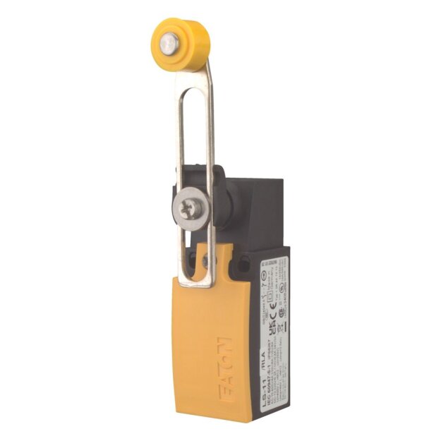 eaton Positionsschalter Verstellrollenhebel Komplettgerät 1 S 1 Ö Cage-Clamp gelb Kunststoff -25 - +70 °C LS-11/RLA 266113