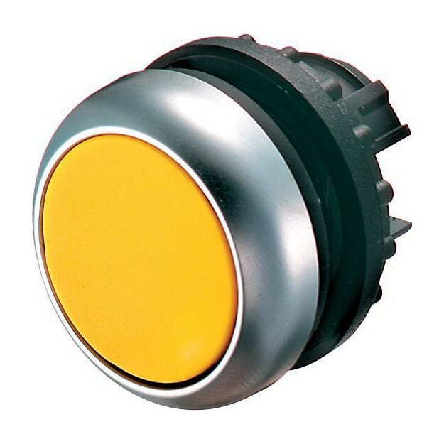 eaton Drucktaste RMQ-Titan flach rastend gelb unbeschriftet Frontring Titan M22-DR-Y 216621