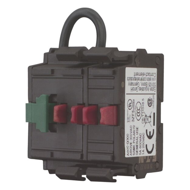 eaton Selbstüberwachende Kontaktelemente Schraubklemmen Frontbefestigung 1 S 2 Ö 24 V 3 A M22-K02SMC10 121474
