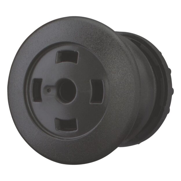eaton Pilzdrucktaste RMQ-Titan Pilz tastend Pilz schwarz ohne Tastenplatte Frontring Schwarz M22S-DP-S-X 216730