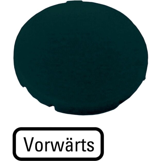 eaton Tastenplatte flach schwarz VORWÄRTS M22-XD-S-D15 218190