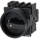 eaton Hauptschalter P1 25 A Einbau 3-polig + N HALT-Funktion mit schwarzem Drehgriff und Sperrkranz abschließbar in 0-Stellung P1-25/EA/SVB-SW/N 083960