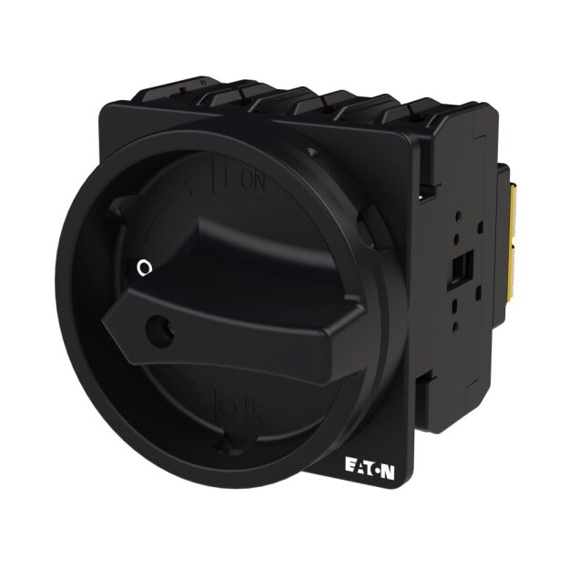 eaton Hauptschalter P3 63 A Einbau 3-polig + N HALT-Funktion mit schwarzem Drehgriff und Sperrkranz abschließbar in 0-Stellung P3-63/EA/SVB-SW/N 012771
