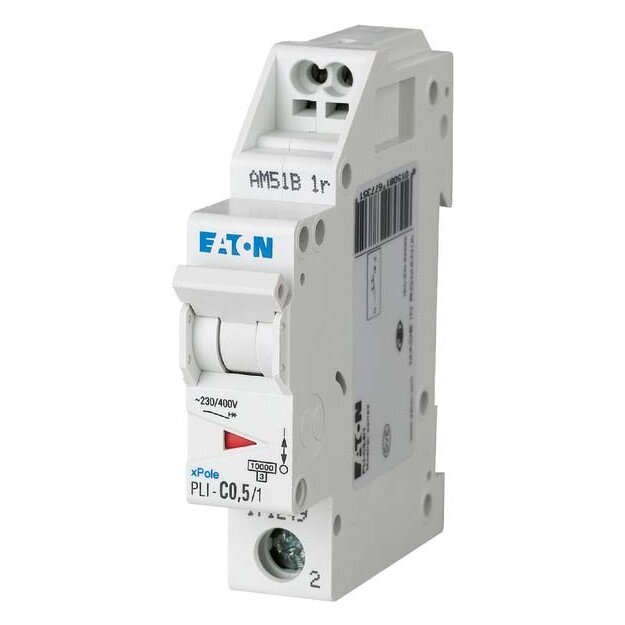 eaton Leitungsschutzschalter mit Steckklemme 05 A 1p Charakteristik: C PLI-C0,5/1 171249