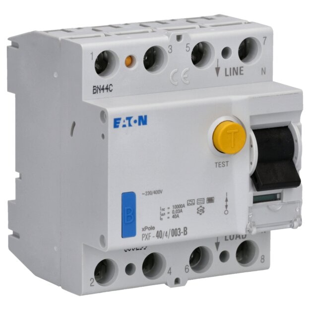 eaton FI-Schalter allstromsensitiv 40 A 4p 30 mA Typ B PXF-40/4/003-B 300299