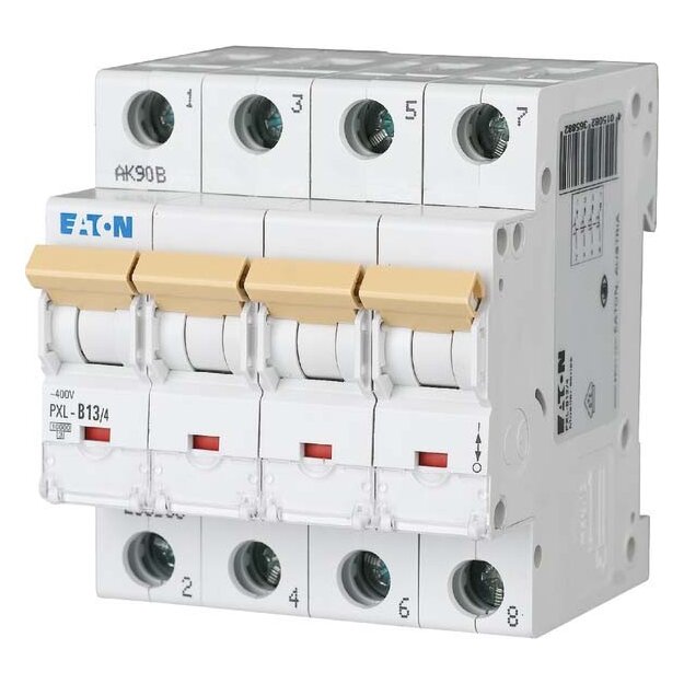eaton Leitungsschutzschalter 13 A 4p Charakteristik: C PXL-C13/4 236614