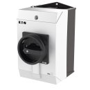 eaton Hauptschalter T3 32 A Aufbau 3 Baueinheit(en) 3-polig 2 Schließer 1 Öffner HALT-Funktion mit schwarzem Drehgriff und Sperrkranz abschließbar in 0-Stellung T3-3-15683/I2/SVB-SW 207207