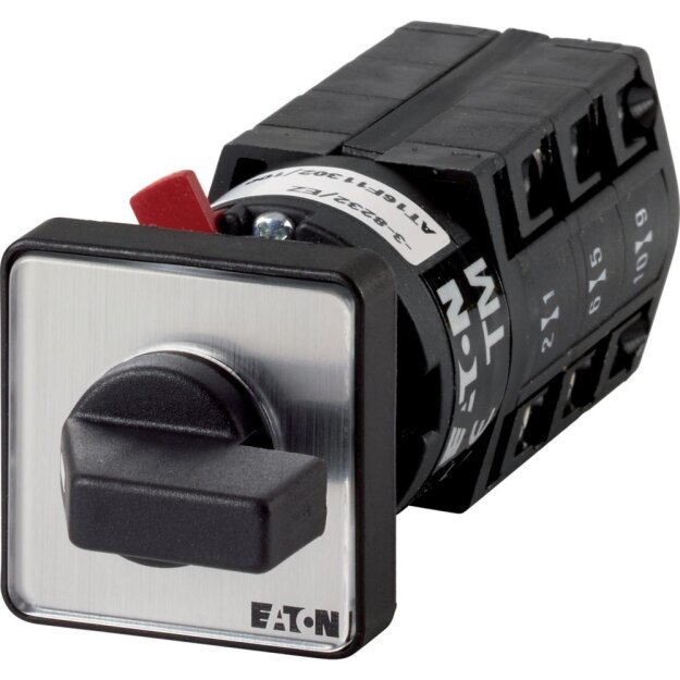 eaton Stufenschalter TM 10 A Zentraleinbau 3 Baueinheit(en) Kontakte: 5 60 ° rastend ohne 0-Stellung 1-5 Abwicklungs Nr. 8232 TM-3-8232/EZ 015592