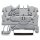 Wago 2000-1209 2-Leiter-Durchgangsklemme 1 mm² für Anwendungen Ex e II geeignet seitliche und mittige Beschriftung für Tragschiene 35 x 15 und 35 x 7,5 Push-in CAGE CLAMP® 1,00 mm² lichtgrau