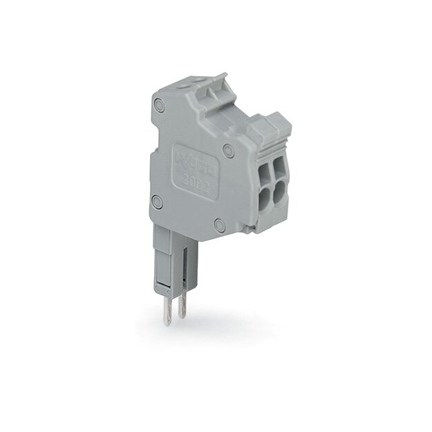 Wago 2000-556 Modularer TOPJOB®S-Steckverbinder anreihbar für Brückerschlitze 6-polig 1,00 mm² grau