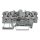 Wago 2001-1411/1000-700 Bauelementklemme 4 Leiter mit Widerstand 120R BF 0207 für Tragschiene 35 x 15 und 35 x 7,5 1,5 mm² Push-in CAGE CLAMP® 1,50 mm² grau