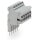 Wago 2001-555 Modularer TOPJOB®S-Steckverbinder anreihbar für Brückerschlitze 5-polig 1,50 mm² grau