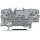 Wago 2002-1661/099-000 2-Leiter-Basisklemme für Tragschiene 35 x 15 und 35 x 7,5 2,5 mm² Push-in CAGE CLAMP® 2,50 mm² grau