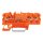 Wago 2002-1762 3-Leiter-Basisklemme für Tragschiene 35 x 15 und 35 x 7,5 2,5 mm² Push-in CAGE CLAMP® 2,50 mm² orange