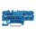 Wago 2002-1764 3-Leiter-Basisklemme für Tragschiene 35 x 15 und 35 x 7,5 2,5 mm² Push-in CAGE CLAMP® 2,50 mm² blau