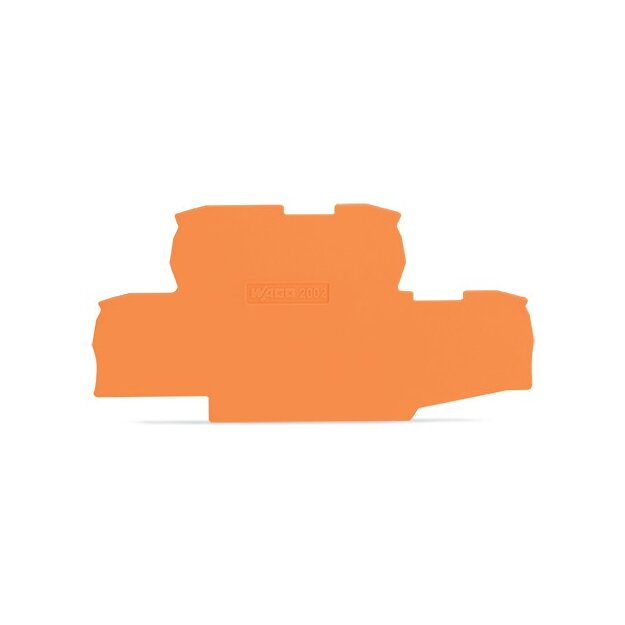 Wago 2002-2792 Abschlussplatte 0,8 mm dick orange