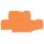 Wago 2002-2792 Abschlussplatte 0,8 mm dick orange
