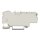 Wago 2006-8039 Verteilerklemme mit Betätigungsöffnung 1 x 6 mm² / 6 x 1,5 mm² mit integrierter Abschlussplatte seitliche und mittige Beschriftung für Tragschiene 35 x 15 und 35 x 7,5 Push-in CAGE CLAMP® 6,00 mm² lichtgrau