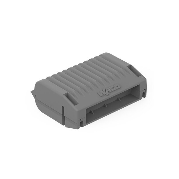 Wago 207-1432 Gelbox Abzweig für Aderleitungen mit Gel Serie 221 max. 6mm²-Klemmen ohne Verbindungsklemmen Größe 2 grau
