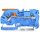 Wago 2104-1204 2-Leiter-Durchgangsklemme mit Hebel und Push-in CAGE CLAMP® 4 mm² mit Prüföffnung für Anwendungen Ex i geeignet seitliche und mittige Beschriftung für Tragschiene 35 x 15 und 35 x 7,5 Push-in CAGE CLAMP® 4,00 mm² blau