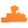 Wago 2203-6694 Abschluss- und Zwischenplatte 1 mm dick orange