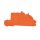 Wago 2203-7692 Abschluss- und Zwischenplatte 0,8 mm dick orange