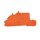 Wago 2203-7692 Abschluss- und Zwischenplatte 0,8 mm dick orange