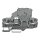 Wago 2206-1621/1000-542 2-Leiter-Sicherungsklemme mit schwenkbarem Sicherungshalter für G-Sicherungseinsatz 5 x 30 mm mit Drücker mit Defektanzeige durch LED 30 - 65 V für Tragschiene 35 x 15 und 35 x 7,5 6 mm² Push-in CAGE CLAMP® 6,00 mm² grau