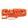 Wago 2206-1662 2-Leiter-Basisklemme mit Drücker für Tragschiene 35 x 15 und 35 x 7,5 6 mm² Push-in CAGE CLAMP® 6,00 mm² orange