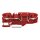 Wago 2206-1663 2-Leiter-Basisklemme mit Drücker für Tragschiene 35 x 15 und 35 x 7,5 6 mm² Push-in CAGE CLAMP® 6,00 mm² rot