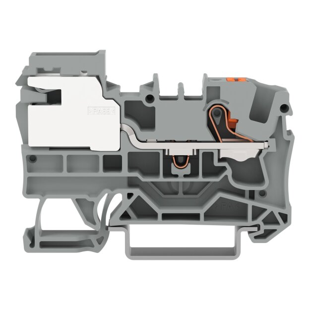 Wago 2206-7111 1-Leiter-Potentialausgleichsklemme 6 mm² Push-in CAGE CLAMP® 6,00 mm² grau