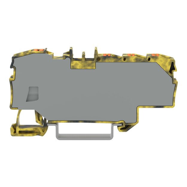 Wago 2206-8031/000-053 Verteilerklemme mit Drücker 1 x 6 mm² / 6 x 1,5 mm² mit integrierter Abschlussplatte für Anwendungen Ex e II