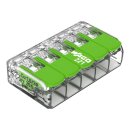 Wago 221-425 Verbindungsklemme mit Hebeln Green Range...