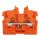 Wago 2250-302 2-Leiter-Mini-Durchgangsklemme mit Drücker 1 mm² Endklemme mit Befestigungsflansch seitliche und mittige Beschriftung mit Prüföffnung Push-in CAGE CLAMP® 1,00 mm² orange