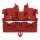 Wago 2250-313 2-Leiter-Mini-Durchgangsklemme mit Drücker 1 mm² mit Rastfuß seitliche und mittige Beschriftung mit Prüföffnung Push-in CAGE CLAMP® 1,00 mm² rot