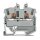 Wago 2252-1201 2-Leiter-Mini-Durchgangsklemme mit Drücker 2,5 mm² mit Prüföffnung seitliche und mittige Beschriftung für Tragschiene 15 Push-in CAGE CLAMP® 2,50 mm² grau