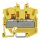 Wago 2252-1206 2-Leiter-Mini-Durchgangsklemme mit Drücker 2,5 mm² mit Prüföffnung seitliche und mittige Beschriftung für Tragschiene 15 Push-in CAGE CLAMP® 2,50 mm² gelb