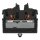 Wago 2252-315 2-Leiter-Mini-Durchgangsklemme mit Drücker 2,5 mm² mit Rastfuß seitliche und mittige Beschriftung mit Prüföffnung Push-in CAGE CLAMP® 2,50 mm² schwarz