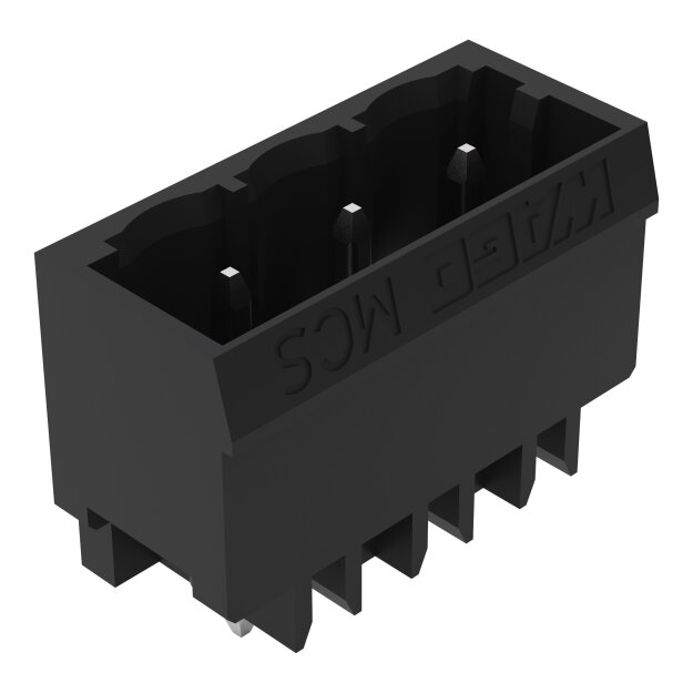 Wago 231-133/001-000/105-604 THR-Stiftleiste Lötstift 1,0 x 1,0 mm gerade Rastermaß 5 mm 3-polig schwarz