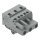 Wago 231-203/008-000 1-Leiter-Federleiste CAGE CLAMP® 2,5 mm² Rastermaß 7,5 mm 3-polig Rastfüße 2,50 mm² grau