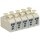 Wago 272-304/201-000 Netzanschlussklemme Drücker beidseitig ohne Rastfüße mit PE-Rastkontakt 4-polig 2,50 mm² weiß
