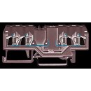 Wago 280-815/281-411 Bauelementklemme 4 Leiter mit Diode...