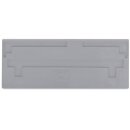 Wago 283-326 Trennwand 2 mm dick überstehend grau
