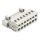 Wago 721-607 1-Leiter-Stiftleiste CAGE CLAMP® 2,5 mm² Rastermaß 5 mm 7-polig 100% fehlsteckgeschützt 2,50 mm² lichtgrau