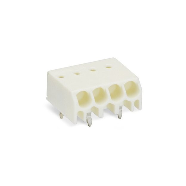 Wago 744-310/364-000 Leiterplattenklemme 1,5 mm² Rastermaß 3,5 mm 10-polig PUSH WIRE® 1,50 mm² weiß