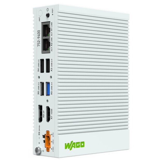 Wago 752-9401 Edge Computer 2 x ETHERNET, 4 x USB, HDMI, DP 8GB RAM 64GB FLASH