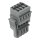 Wago 769-104/021-000 1-Leiter-Federleiste CAGE CLAMP® 4 mm² Rastermaß 5 mm 4-polig Kodiernase seitliche Verriegelungsklinken 4,00 mm² grau