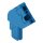 Wago 769-512/000-006 1-Leiter-Federleisten-Anfangsmodul abgewinkelt CAGE CLAMP® 4 mm² Rastermaß 5 mm 1-polig Kodiernase mit integrierter Abschlussplatte 4,00 mm² blau