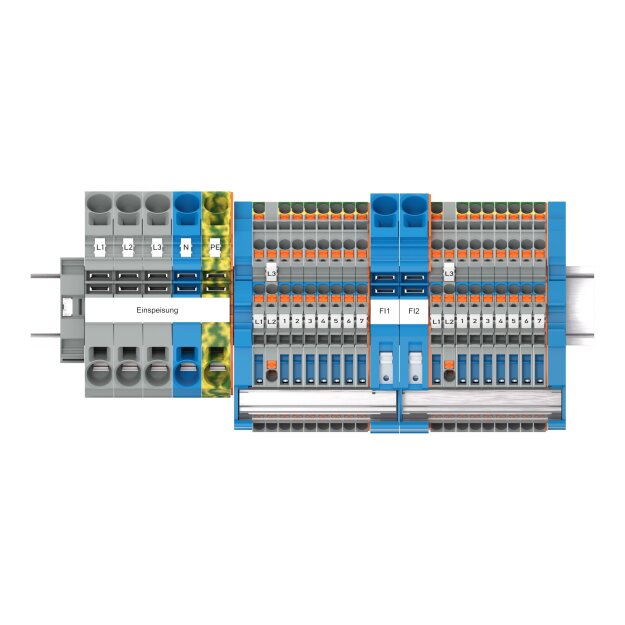 Wago 821-109 TOPJOB®S-Hauptverteiler-Set FI mit Drücker